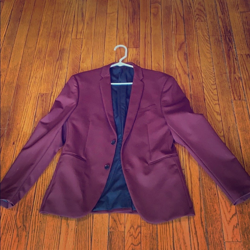 Maroon Zara Men’s Blazer